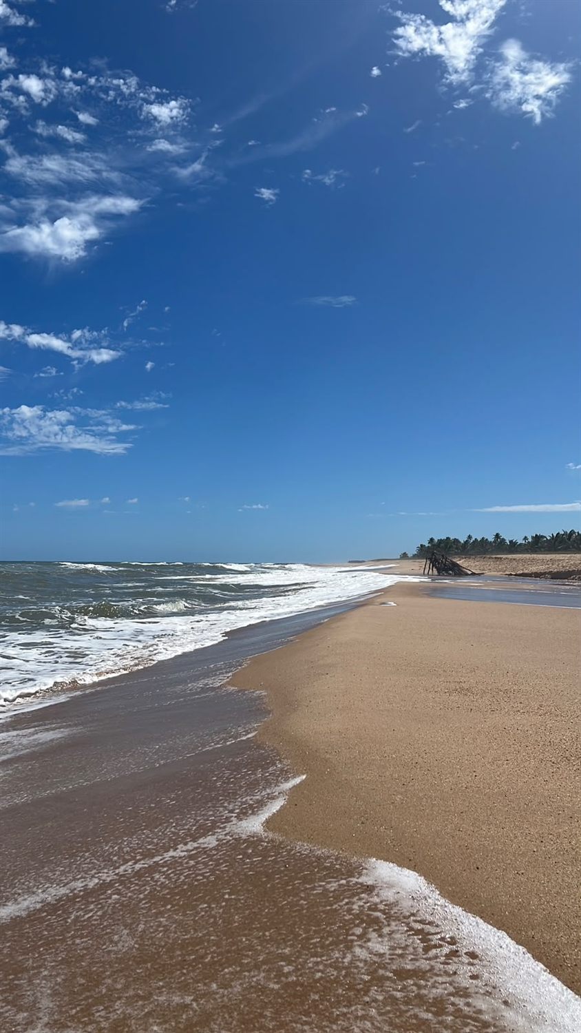 A praia de Imbassaí